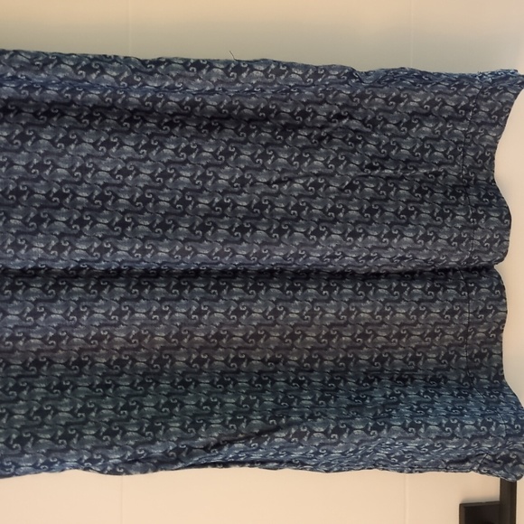 Chico's endless seahorses knee length beach vacation Bohemian dress - Picture 11 of 12